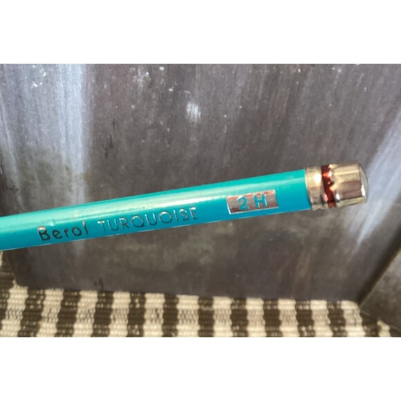 Berol Mixed Lot 21 Drafting Filmograph Turquoise Verithin Pencils Made USA (31) - Picture 13 of 16